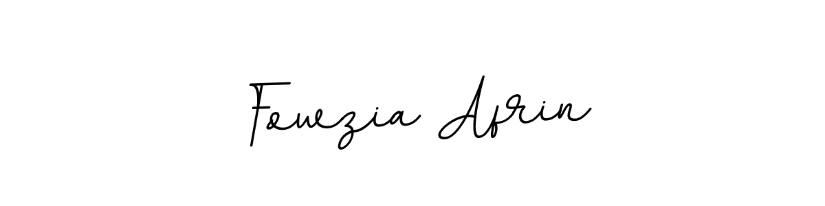 How to make Fowzia Afrin name signature. Use BallpointsItalic-DORy9 style for creating short signs online. This is the latest handwritten sign. Fowzia Afrin signature style 11 images and pictures png