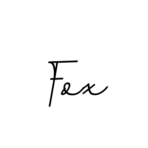 Design your own signature with our free online signature maker. With this signature software, you can create a handwritten (BallpointsItalic-DORy9) signature for name Fox. Fox signature style 11 images and pictures png