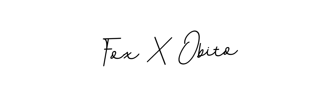 Similarly BallpointsItalic-DORy9 is the best handwritten signature design. Signature creator online .You can use it as an online autograph creator for name Fox X Obito. Fox X Obito signature style 11 images and pictures png