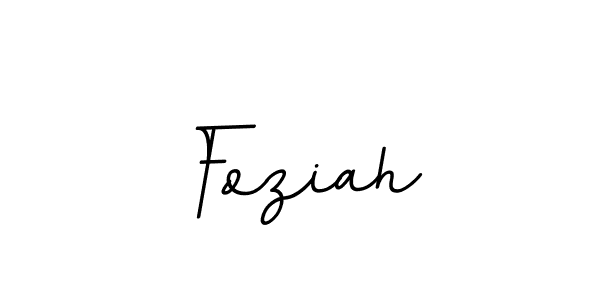 Make a beautiful signature design for name Foziah. With this signature (BallpointsItalic-DORy9) style, you can create a handwritten signature for free. Foziah signature style 11 images and pictures png