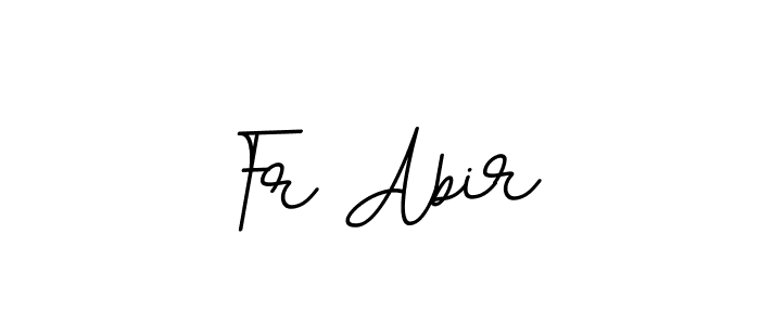 Create a beautiful signature design for name Fr Abir. With this signature (BallpointsItalic-DORy9) fonts, you can make a handwritten signature for free. Fr Abir signature style 11 images and pictures png