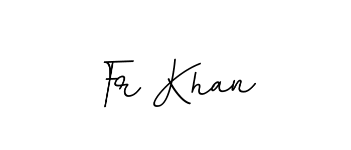 Fr Khan stylish signature style. Best Handwritten Sign (BallpointsItalic-DORy9) for my name. Handwritten Signature Collection Ideas for my name Fr Khan. Fr Khan signature style 11 images and pictures png