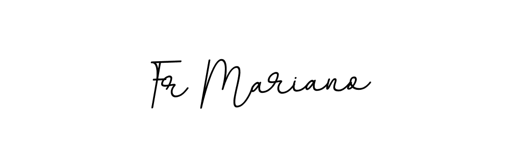 Fr Mariano stylish signature style. Best Handwritten Sign (BallpointsItalic-DORy9) for my name. Handwritten Signature Collection Ideas for my name Fr Mariano. Fr Mariano signature style 11 images and pictures png
