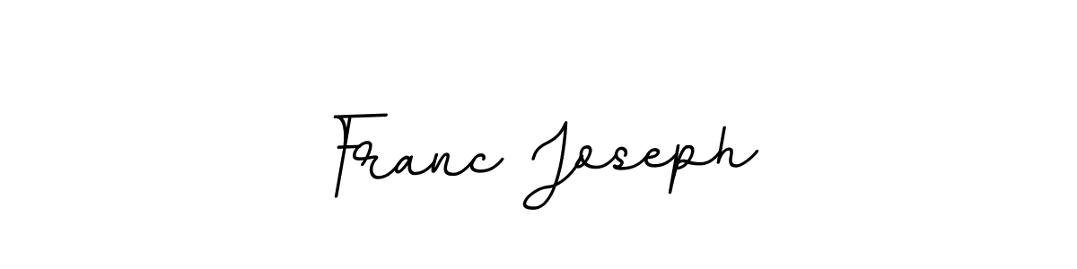 if you are searching for the best signature style for your name Franc Joseph. so please give up your signature search. here we have designed multiple signature styles  using BallpointsItalic-DORy9. Franc Joseph signature style 11 images and pictures png