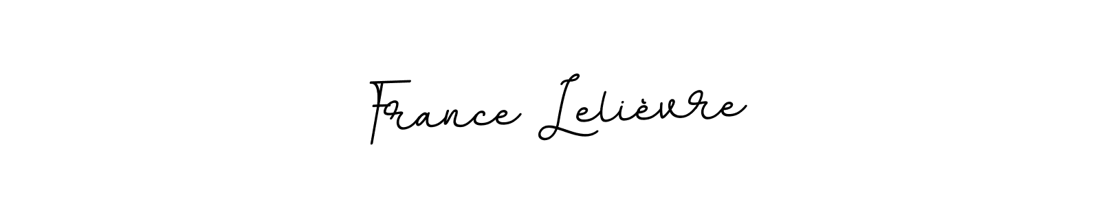 The best way (BallpointsItalic-DORy9) to make a short signature is to pick only two or three words in your name. The name France Lelièvre include a total of six letters. For converting this name. France Lelièvre signature style 11 images and pictures png