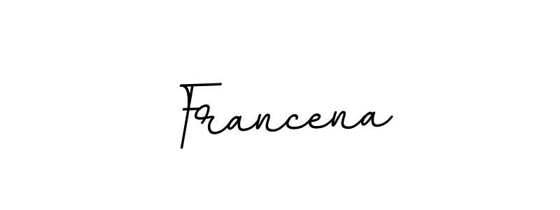 Check out images of Autograph of Francena name. Actor Francena Signature Style. BallpointsItalic-DORy9 is a professional sign style online. Francena signature style 11 images and pictures png