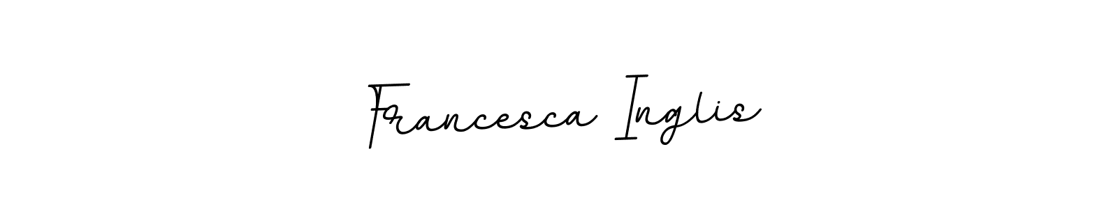 You should practise on your own different ways (BallpointsItalic-DORy9) to write your name (Francesca Inglis) in signature. don't let someone else do it for you. Francesca Inglis signature style 11 images and pictures png