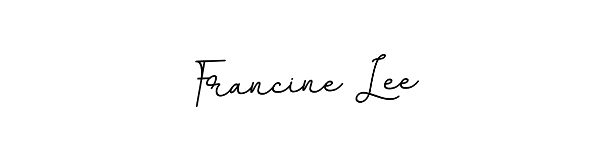 Also You can easily find your signature by using the search form. We will create Francine Lee name handwritten signature images for you free of cost using BallpointsItalic-DORy9 sign style. Francine Lee signature style 11 images and pictures png
