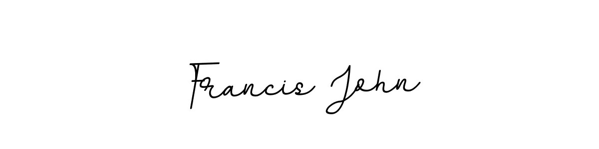 Also we have Francis John name is the best signature style. Create professional handwritten signature collection using BallpointsItalic-DORy9 autograph style. Francis John signature style 11 images and pictures png