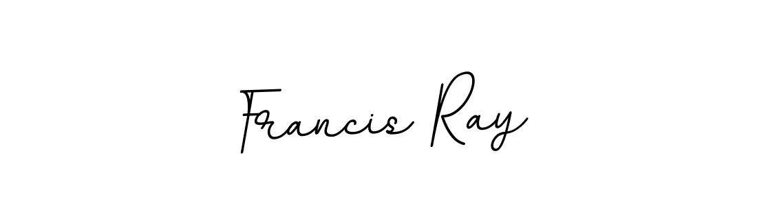 Design your own signature with our free online signature maker. With this signature software, you can create a handwritten (BallpointsItalic-DORy9) signature for name Francis Ray. Francis Ray signature style 11 images and pictures png