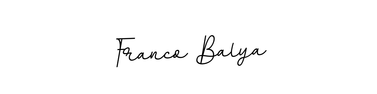 This is the best signature style for the Franco Balya name. Also you like these signature font (BallpointsItalic-DORy9). Mix name signature. Franco Balya signature style 11 images and pictures png