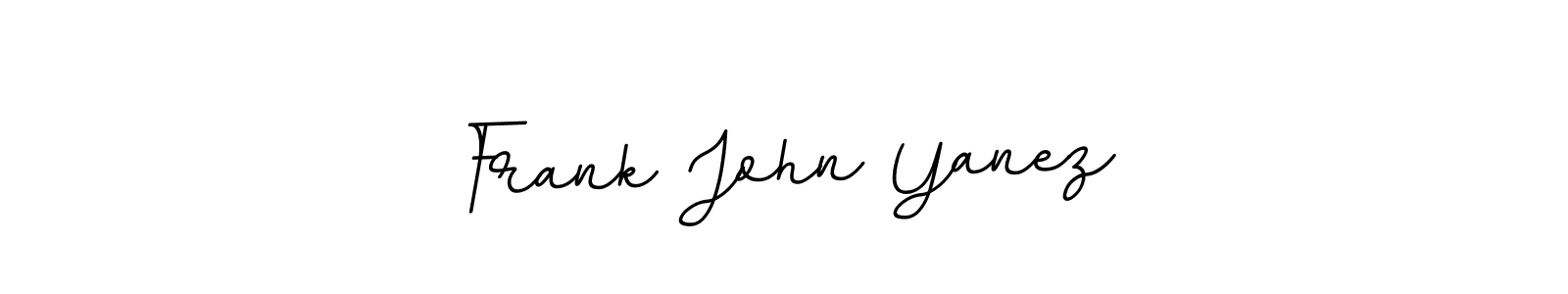 Design your own signature with our free online signature maker. With this signature software, you can create a handwritten (BallpointsItalic-DORy9) signature for name Frank John Yanez. Frank John Yanez signature style 11 images and pictures png