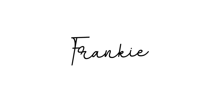 Design your own signature with our free online signature maker. With this signature software, you can create a handwritten (BallpointsItalic-DORy9) signature for name Frankie. Frankie signature style 11 images and pictures png