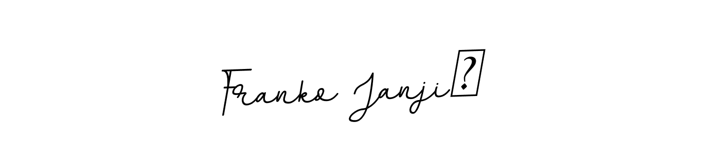 Also we have Franko Janjić name is the best signature style. Create professional handwritten signature collection using BallpointsItalic-DORy9 autograph style. Franko Janjić signature style 11 images and pictures png