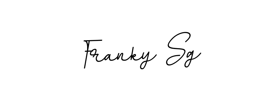 It looks lik you need a new signature style for name Franky Sg. Design unique handwritten (BallpointsItalic-DORy9) signature with our free signature maker in just a few clicks. Franky Sg signature style 11 images and pictures png