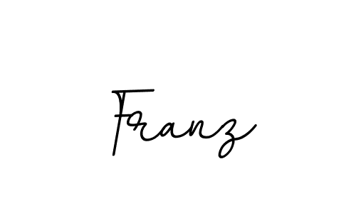 Design your own signature with our free online signature maker. With this signature software, you can create a handwritten (BallpointsItalic-DORy9) signature for name Franz. Franz signature style 11 images and pictures png