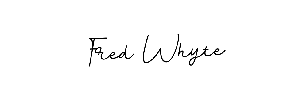It looks lik you need a new signature style for name Fred Whyte. Design unique handwritten (BallpointsItalic-DORy9) signature with our free signature maker in just a few clicks. Fred Whyte signature style 11 images and pictures png