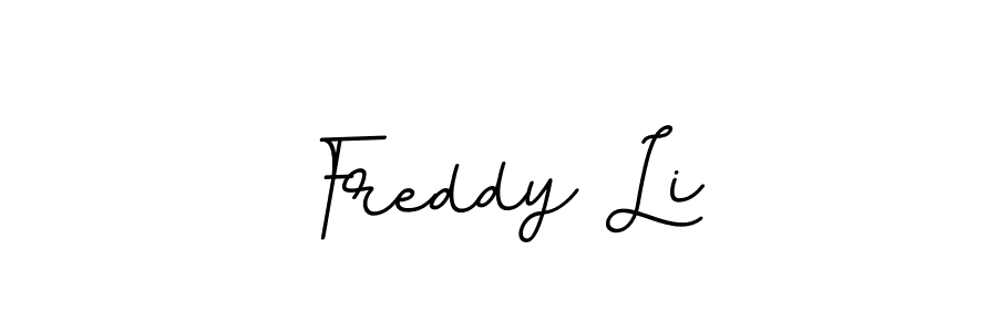 How to make Freddy Li name signature. Use BallpointsItalic-DORy9 style for creating short signs online. This is the latest handwritten sign. Freddy Li signature style 11 images and pictures png
