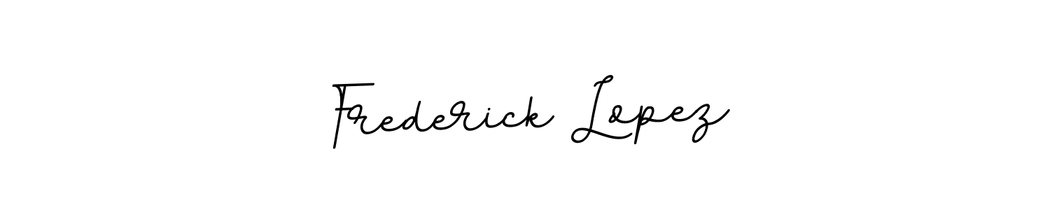 Make a beautiful signature design for name Frederick Lopez. With this signature (BallpointsItalic-DORy9) style, you can create a handwritten signature for free. Frederick Lopez signature style 11 images and pictures png