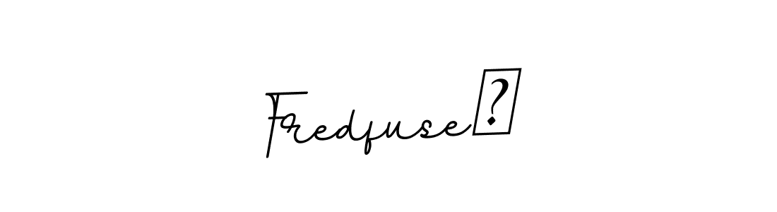 Design your own signature with our free online signature maker. With this signature software, you can create a handwritten (BallpointsItalic-DORy9) signature for name Fredfuse . Fredfuse  signature style 11 images and pictures png