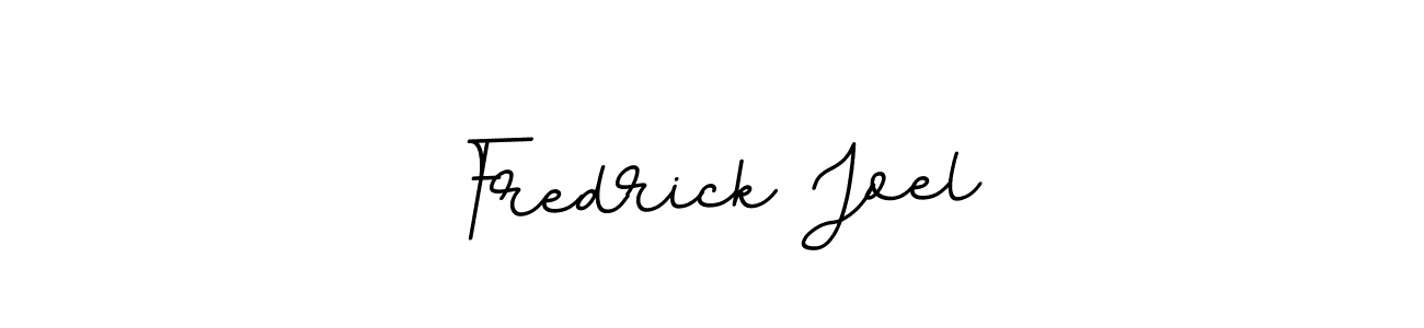 The best way (BallpointsItalic-DORy9) to make a short signature is to pick only two or three words in your name. The name Fredrick Joel include a total of six letters. For converting this name. Fredrick Joel signature style 11 images and pictures png