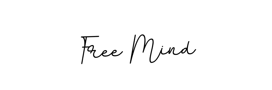 Create a beautiful signature design for name Free Mind. With this signature (BallpointsItalic-DORy9) fonts, you can make a handwritten signature for free. Free Mind signature style 11 images and pictures png