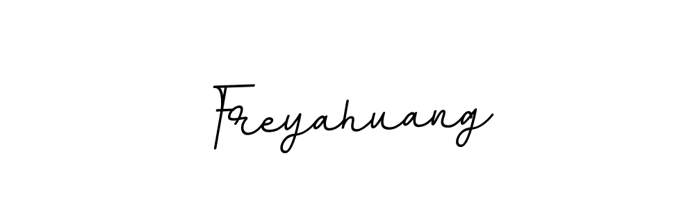 It looks lik you need a new signature style for name Freyahuang. Design unique handwritten (BallpointsItalic-DORy9) signature with our free signature maker in just a few clicks. Freyahuang signature style 11 images and pictures png