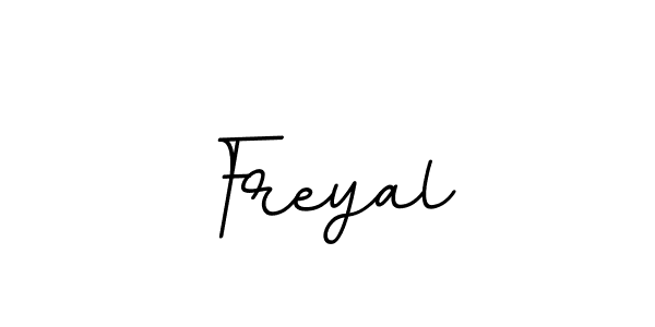 Freyal stylish signature style. Best Handwritten Sign (BallpointsItalic-DORy9) for my name. Handwritten Signature Collection Ideas for my name Freyal. Freyal signature style 11 images and pictures png
