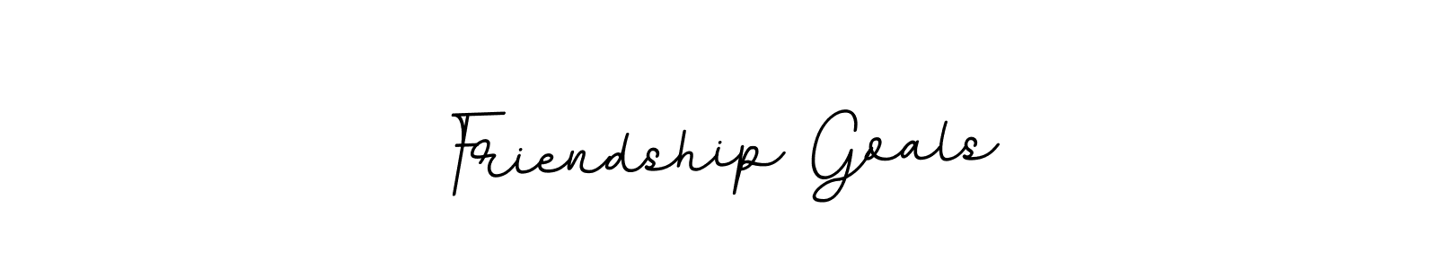 How to make Friendship Goals signature? BallpointsItalic-DORy9 is a professional autograph style. Create handwritten signature for Friendship Goals name. Friendship Goals signature style 11 images and pictures png