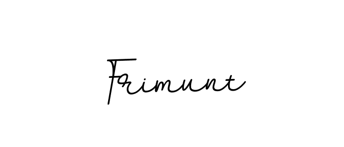 Frimunt stylish signature style. Best Handwritten Sign (BallpointsItalic-DORy9) for my name. Handwritten Signature Collection Ideas for my name Frimunt. Frimunt signature style 11 images and pictures png