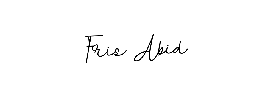 How to make Fris Abid name signature. Use BallpointsItalic-DORy9 style for creating short signs online. This is the latest handwritten sign. Fris Abid signature style 11 images and pictures png