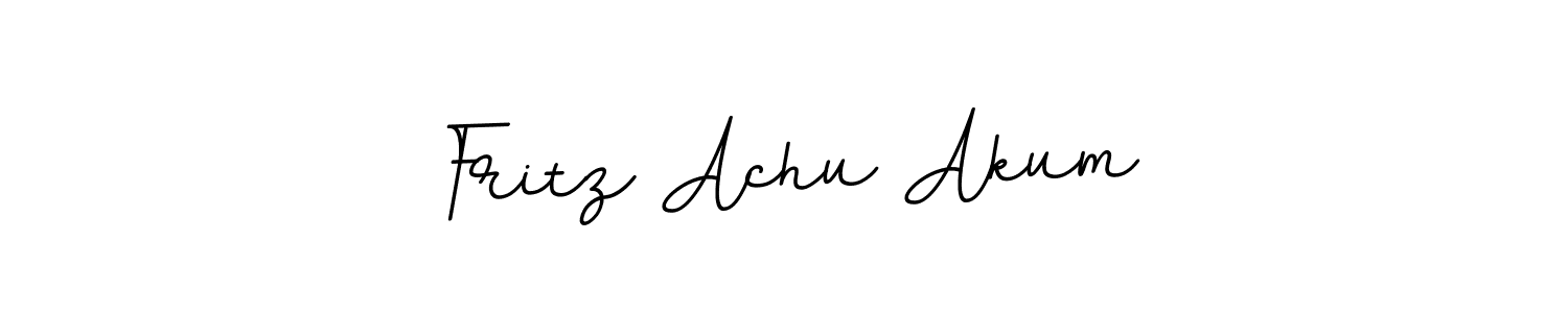 Make a beautiful signature design for name Fritz Achu Akum. Use this online signature maker to create a handwritten signature for free. Fritz Achu Akum signature style 11 images and pictures png