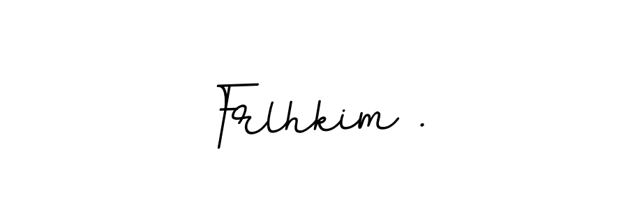 The best way (BallpointsItalic-DORy9) to make a short signature is to pick only two or three words in your name. The name Frlhkim . include a total of six letters. For converting this name. Frlhkim . signature style 11 images and pictures png