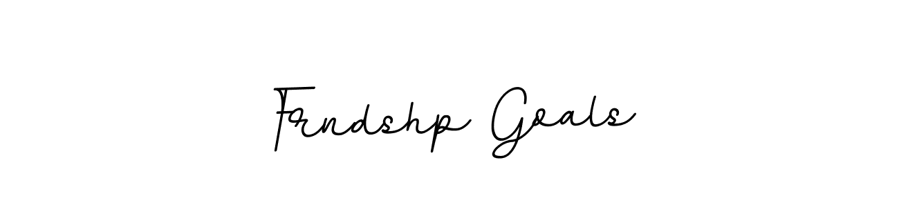 Make a beautiful signature design for name Frndshp Goals. Use this online signature maker to create a handwritten signature for free. Frndshp Goals signature style 11 images and pictures png