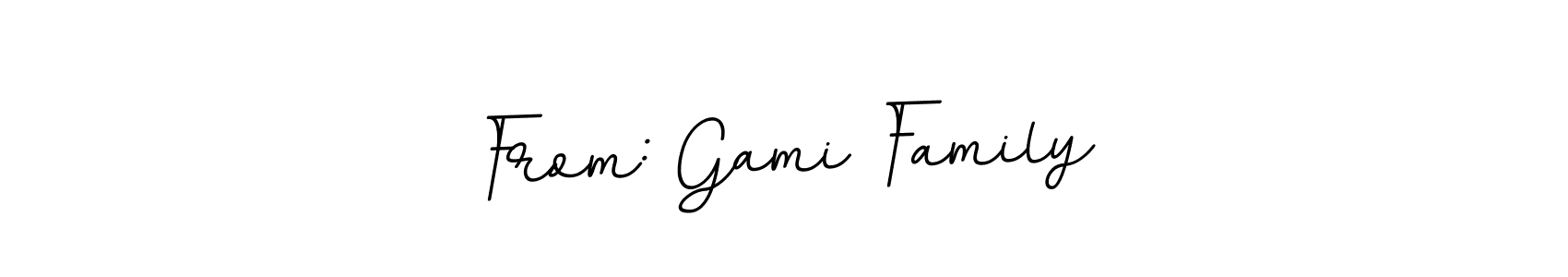 if you are searching for the best signature style for your name From: Gami Family. so please give up your signature search. here we have designed multiple signature styles  using BallpointsItalic-DORy9. From: Gami Family signature style 11 images and pictures png