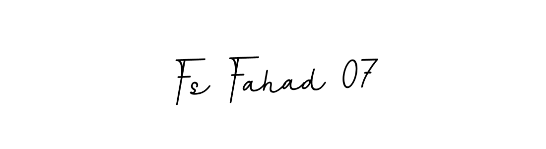 Also You can easily find your signature by using the search form. We will create Fs Fahad 07 name handwritten signature images for you free of cost using BallpointsItalic-DORy9 sign style. Fs Fahad 07 signature style 11 images and pictures png