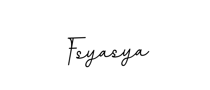 Make a beautiful signature design for name Fsyasya. Use this online signature maker to create a handwritten signature for free. Fsyasya signature style 11 images and pictures png