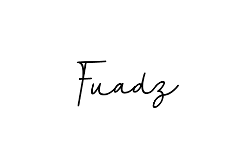 How to make Fuadz name signature. Use BallpointsItalic-DORy9 style for creating short signs online. This is the latest handwritten sign. Fuadz signature style 11 images and pictures png