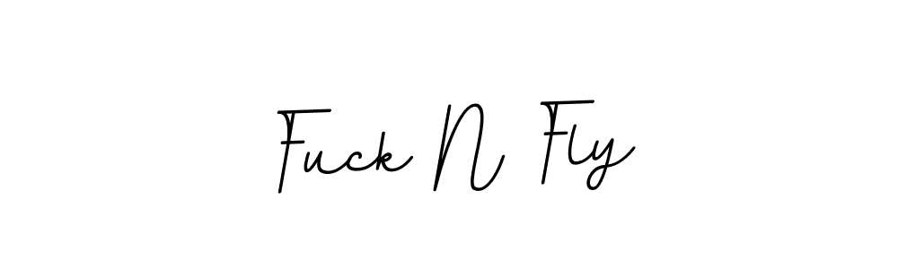 Use a signature maker to create a handwritten signature online. With this signature software, you can design (BallpointsItalic-DORy9) your own signature for name Fuck N Fly. Fuck N Fly signature style 11 images and pictures png