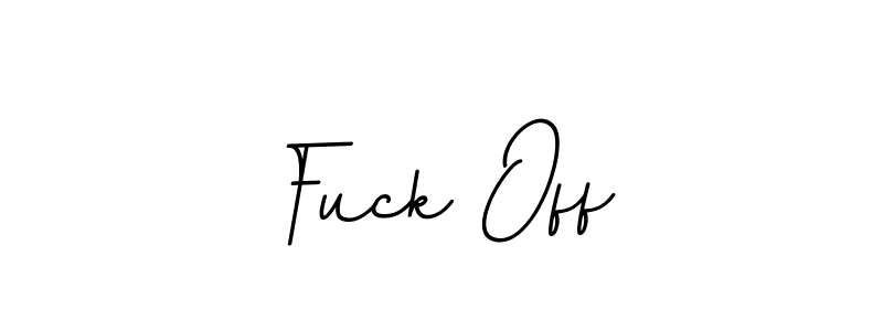 It looks lik you need a new signature style for name Fuck Off. Design unique handwritten (BallpointsItalic-DORy9) signature with our free signature maker in just a few clicks. Fuck Off signature style 11 images and pictures png