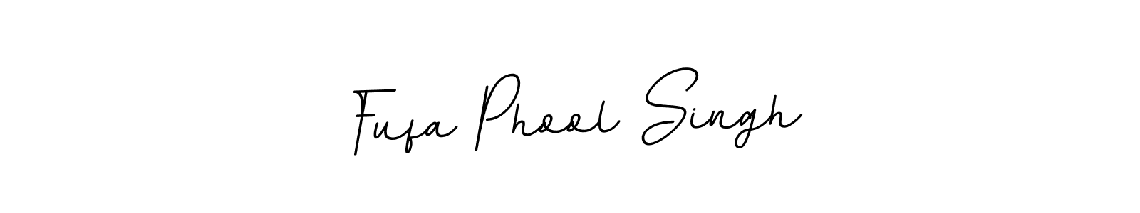 Make a beautiful signature design for name Fufa Phool Singh. With this signature (BallpointsItalic-DORy9) style, you can create a handwritten signature for free. Fufa Phool Singh signature style 11 images and pictures png