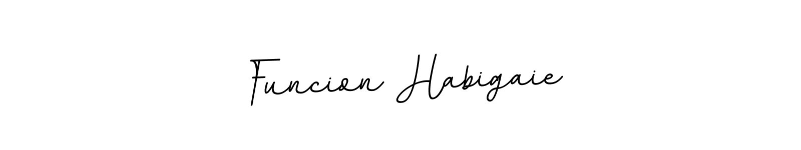 Make a beautiful signature design for name Funcion Habigaie. Use this online signature maker to create a handwritten signature for free. Funcion Habigaie signature style 11 images and pictures png