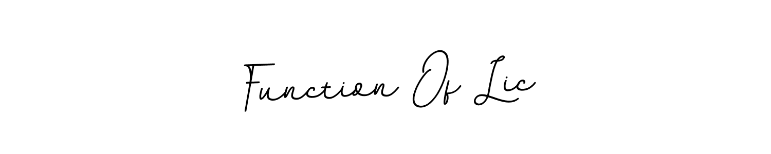 Make a beautiful signature design for name Function Of Lic. With this signature (BallpointsItalic-DORy9) style, you can create a handwritten signature for free. Function Of Lic signature style 11 images and pictures png