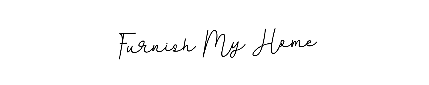 Use a signature maker to create a handwritten signature online. With this signature software, you can design (BallpointsItalic-DORy9) your own signature for name Furnish My Home. Furnish My Home signature style 11 images and pictures png