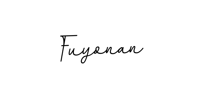 Create a beautiful signature design for name Fuyonan. With this signature (BallpointsItalic-DORy9) fonts, you can make a handwritten signature for free. Fuyonan signature style 11 images and pictures png