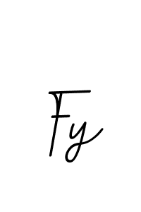 Also we have Fy name is the best signature style. Create professional handwritten signature collection using BallpointsItalic-DORy9 autograph style. Fy signature style 11 images and pictures png