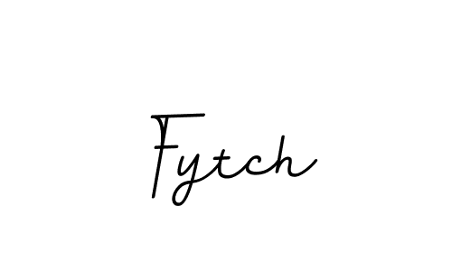 Use a signature maker to create a handwritten signature online. With this signature software, you can design (BallpointsItalic-DORy9) your own signature for name Fytch. Fytch signature style 11 images and pictures png