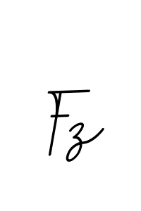 Make a beautiful signature design for name Fz. With this signature (BallpointsItalic-DORy9) style, you can create a handwritten signature for free. Fz signature style 11 images and pictures png