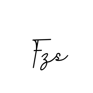 Use a signature maker to create a handwritten signature online. With this signature software, you can design (BallpointsItalic-DORy9) your own signature for name Fzs. Fzs signature style 11 images and pictures png