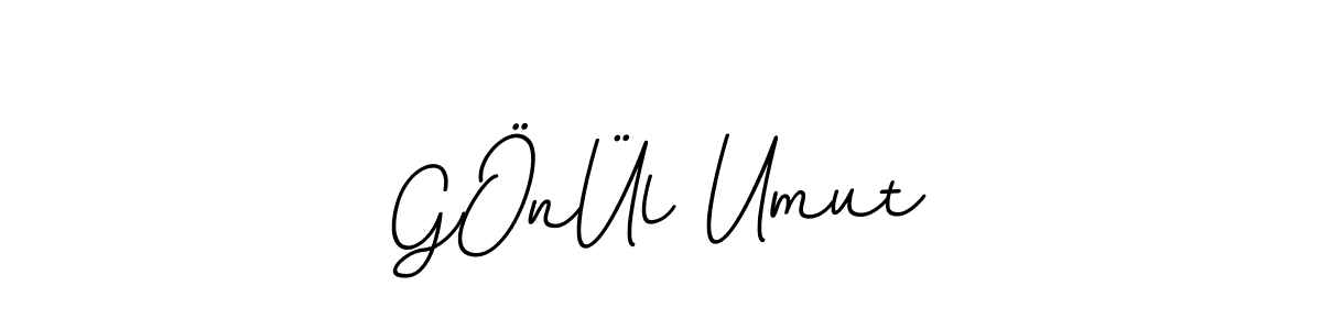 GÖnÜl Umut stylish signature style. Best Handwritten Sign (BallpointsItalic-DORy9) for my name. Handwritten Signature Collection Ideas for my name GÖnÜl Umut. GÖnÜl Umut signature style 11 images and pictures png